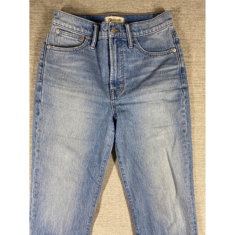 Madewell Perfect Vintage Full Length Jean Women 27 Blue Denim High Rise Casual - Picture 5 of 13